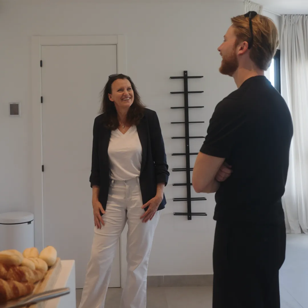 Loes, moeder en onderneemster en student bij No Sheeps Academy